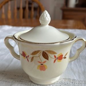 Superior Hall Jewel Tea Sugar Bowl and Lid
